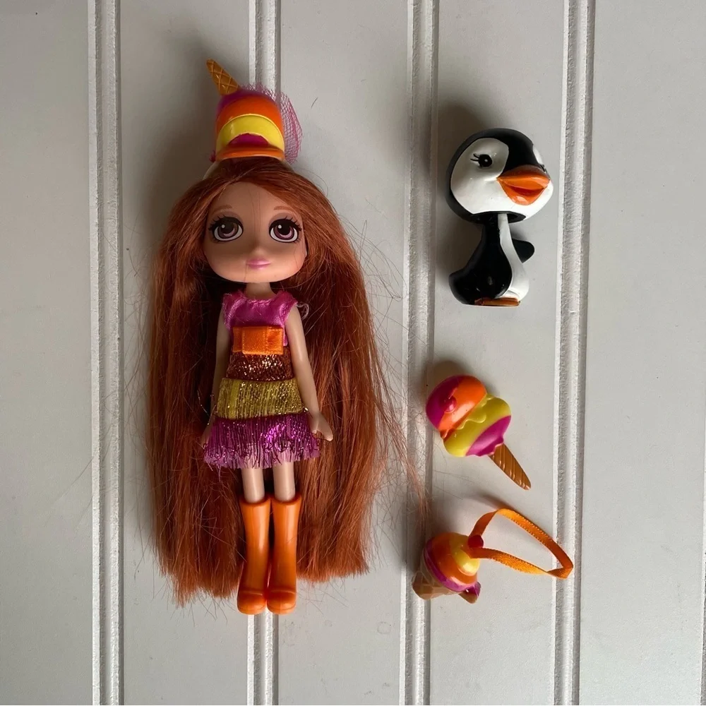 Yummi Land Soda Pop Doll Pet Renee Rainbow Ripple Paulina Pralines 2 Pc Set
